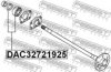 FEBEST DAC32721925 Bearing, drive shaft